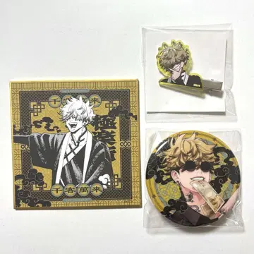 극락가  팝업 극근점 색지 헤어 클립 캔뱃지