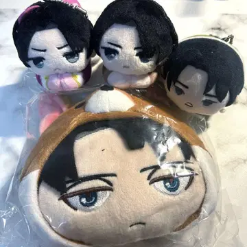 리바이 봉제 인형 묶음 판매 4점 복권 메이트 E상
