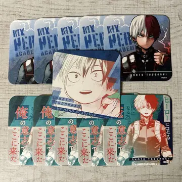 나의 히어로 아카데미아 토도로키 쇼토 원화전 코스터 세트