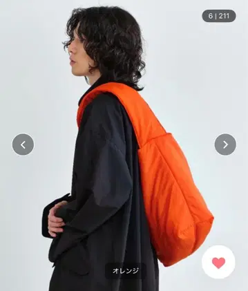 SINSS 나일론 개더 숄더백