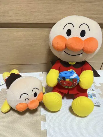 호빵맨 봉제 인형 2체 세트