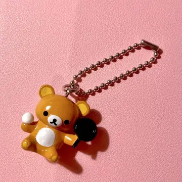 리락쿠마 가챠 알 피규어 키체인 스트랩 참