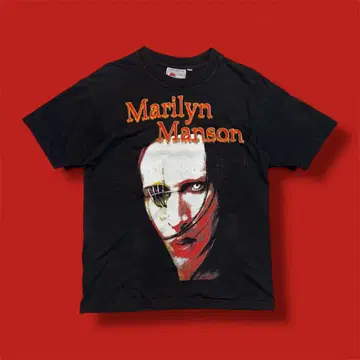 90s Marilyn Manson T셔츠 유로 부트 big apple