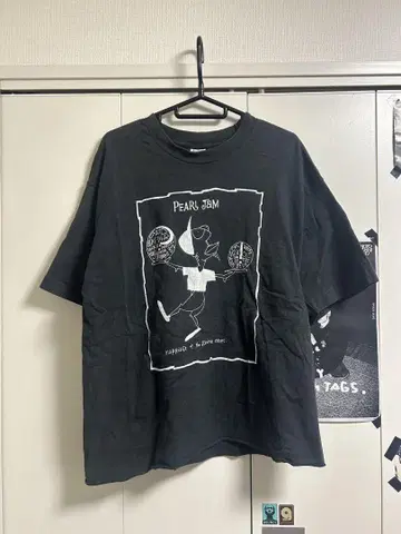 90s pearl jam 티셔츠 펄잼