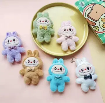 새상품 Labubu 라부부 봉제 인형 키링 라부부 인기