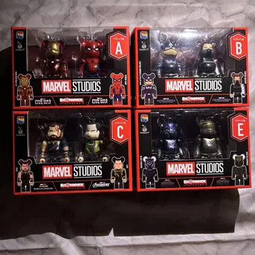 MARVEL STUDIOS 베어브릭 세트 페어 박스상