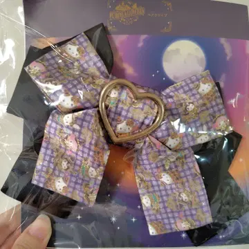 산리오 퓨로랜드 할로윈 헤어 클립 리본