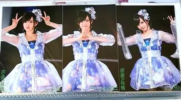 NMB48 야마모토 사야카 타카네노 링고 점포 특전 브로마이드 3장