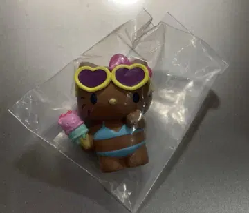 모두 함께 수영장 피규어 헬로키티 일광화상 레어
