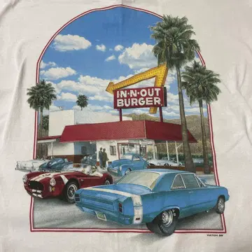 IN N OUT BURGER 인앤아웃버거 캘리포니아 L 사이즈
