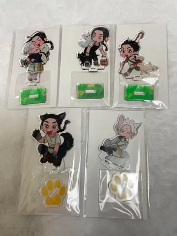 새벽의 노래 아크릴 스탠드 5개 세트