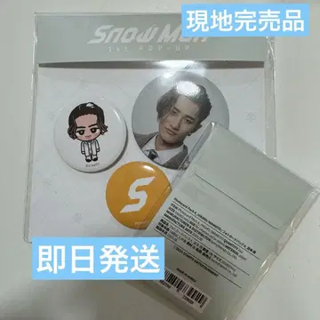 snowman 1st POPUP 포토 카드 캔뱃지 스티커 한국