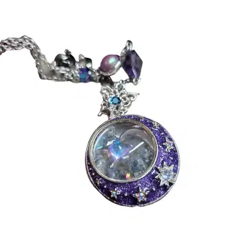 새상품급 ANNA SUI 달 별 목걸이 플래닛 시리즈