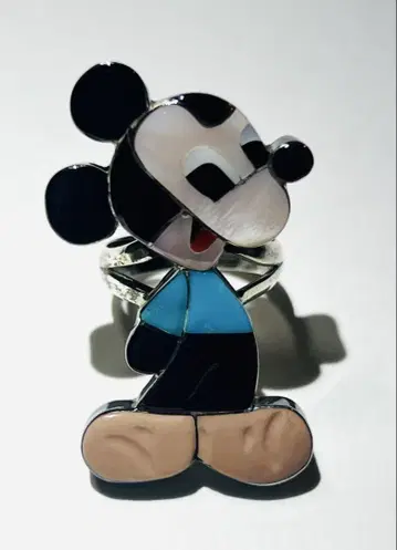BEAMS 별주 주니족 Disney 미키마우스 Silver Ring2