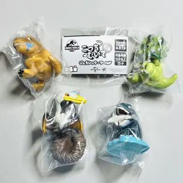전 4종 컴프 세트 코치 무이테 Fig. 쥬라기 월드 가챠