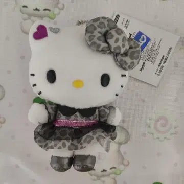 산리오 마스코트 홀더 모노톤 애니멀 헬로키티