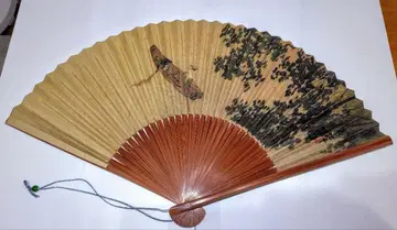 일본풍 부채 카와이 교쿠도 음투망 종이 상자와 설명서 포함 미사용 새상품