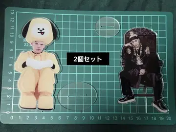 BTS SUGA 윤기 아크릴 스탠드 2개 세트