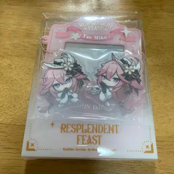 원신 아에 미코 찬란한 밤의 연회 아크릴 스탠드 카드 케이스 아에 미코