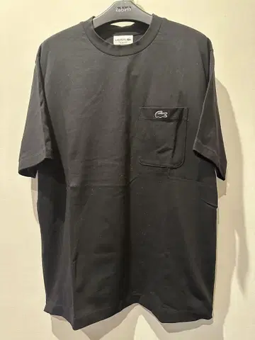 LACOSTE 포켓 부착 T셔츠 블랙 XL 새상품급