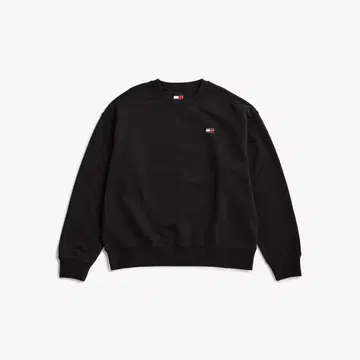 TOMMY JEANS 릴랙스 배지 크루넥 트레이닝복