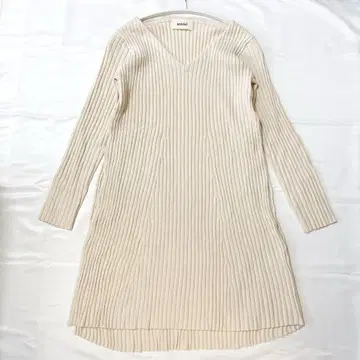 [ 새상품 ] 스나이델 니트 원피스 롱 긴팔 F 아이보리