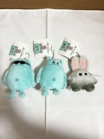 몰리 한정판 후고. 마스코트 봉제 인형 3종, 3개 컴프 세트 프라이스