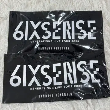 미개봉 랜덤 GENERATIONS 6IX SENSE 반다나 키체인