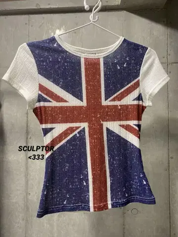 SCULPTOR Union Jack Baby Tee