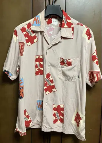 칼 헬무트 레이온 100% 오픈 카라 셔츠 가격 인하