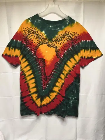 90s 타이 다이 패턴 티셔츠 빈티지