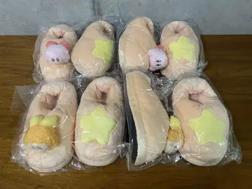 별의 커비 포근포근 복슬복슬 슬리퍼 커비 와돌디 2종 4개