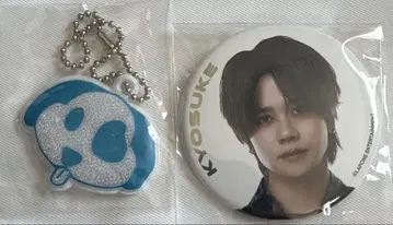 INI XQUARE 캔뱃지 캡슐 토이 키링 후지마키 쿄스케