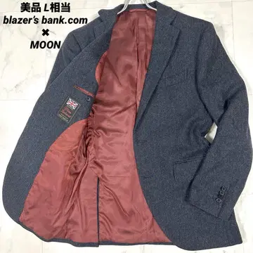 [ 새상품급 ] blazer's bank.com MOON 헤링본 L 상당