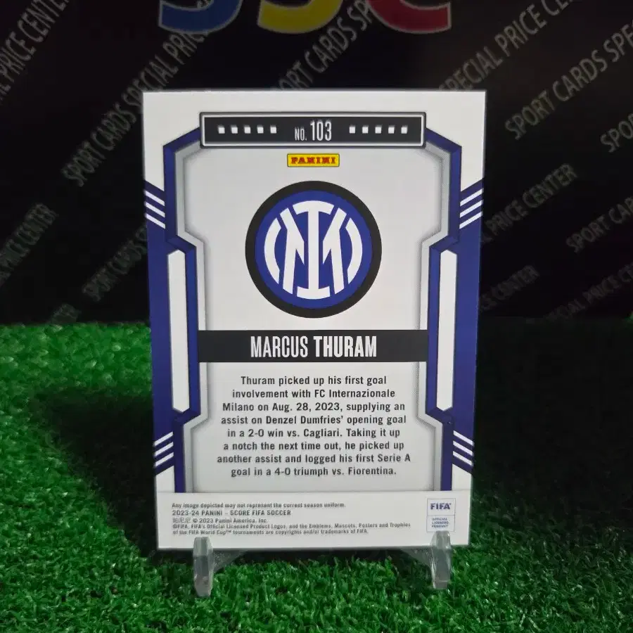 23-24 Panini Score Inter Marcus Thuram Silver Parallel Soccer Card  #마커스튀랑,#튀랑,#인테르,#인테르카드,#인터밀란 on Bunjang Global Site.