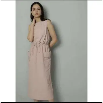 Arpege story 플랩 도킹 원피스 M 사이즈 핑크