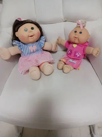 양배추 인형 두 사람