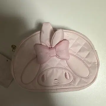 마이멜로디 파우치 핑크 복슬복슬 토끼형