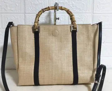 no38145 엘르 스트로우 2way 토트 백