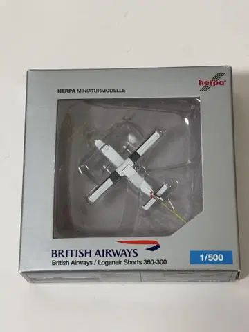 브리티시 Shorts 360-300 herpa 1/500