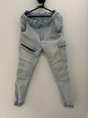 도라이치 접촉 냉감 데님 팬츠