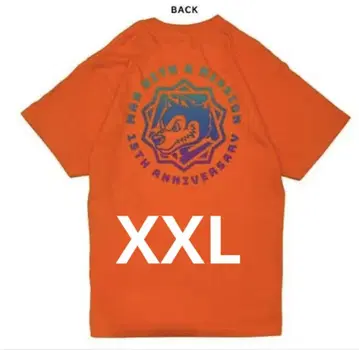 맨 위즈 셔츠 오렌지 XXL