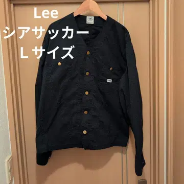 Lee 시어서커 자켓 크림슨 L 사이즈 새상품급 네이비