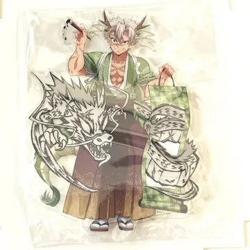 귀멸의 칼날 ufotable 아크릴 피규어 설날 갑진년 시나즈가와 사네미