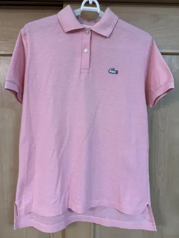 LACOSTE 핑크 피케 셔츠