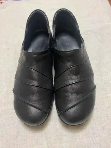 워커힐 가죽 워커 슬립온 블랙 24.5EEEE