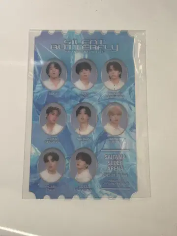 FANTASTICS B상 클리어 픽처 티켓