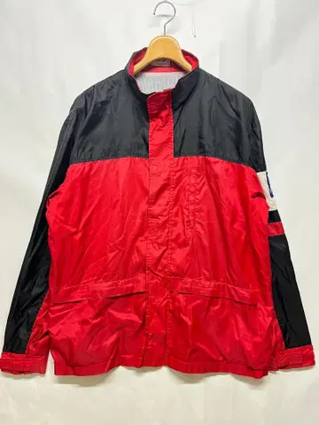 90s 베네통 FORMULA1 나일론 자켓 빨간색x블랙 BEL-RAY