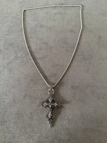 Necklace 십자가 y2k grunge