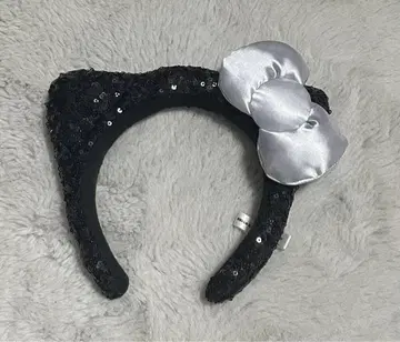 헬로키티 머리띠 블랙